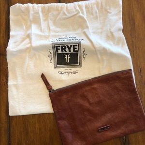 Frye large clutch new